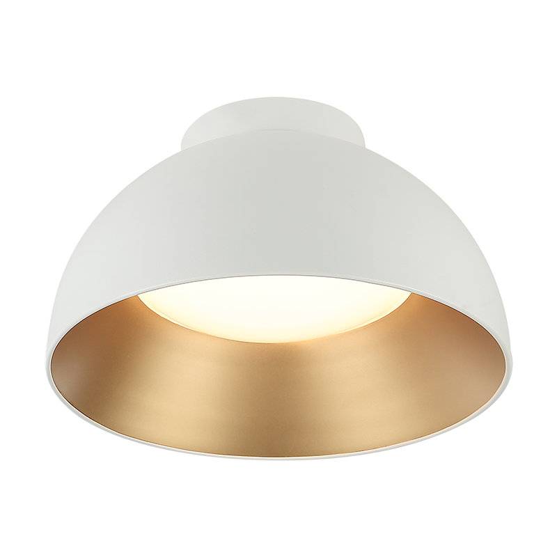 Matteo Lighting Zenith 16" LED Flush Mount in Matte White (M17416MW)