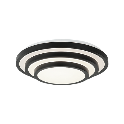 Matteo Lighting Helix 19" LED Flush Mount in Matte Black (M18919MB)