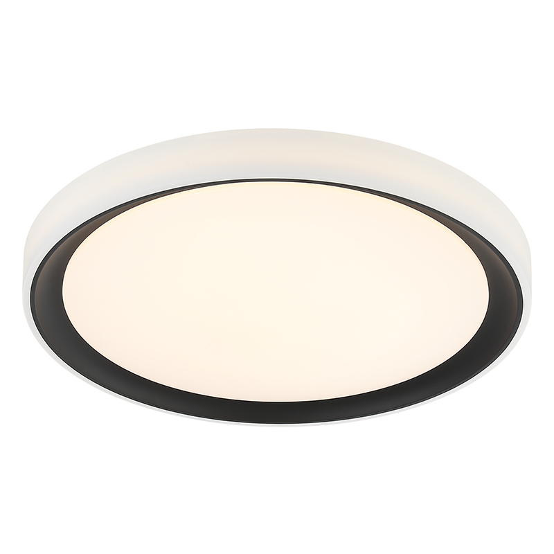 Matteo Lighting Oculus 20" LED Flush Mount in Black (M19019BK)