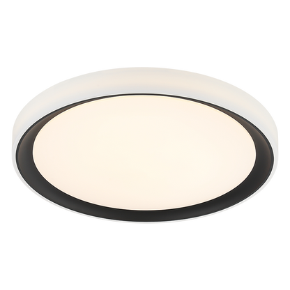 Matteo Lighting Oculus 20" LED Flush Mount in Black (M19019BK)