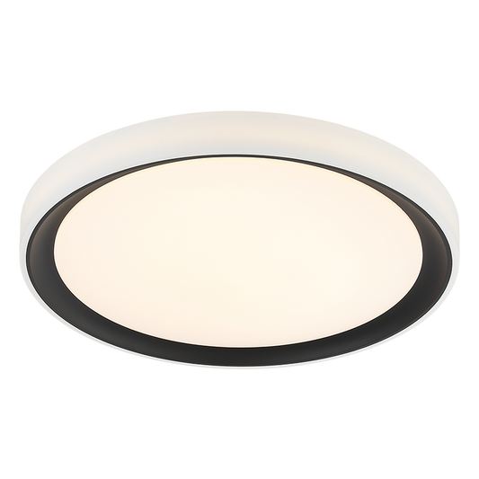 Matteo Lighting Oculus 20" LED Flush Mount in Black (M19019BK)