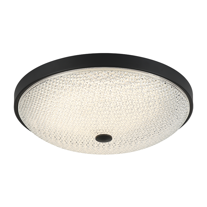 Matteo Lighting Bella 17" LED Flush Mount in Matte Black (M19316MB)
