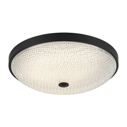 Matteo Lighting Bella 17" LED Flush Mount in Matte Black (M19316MB)
