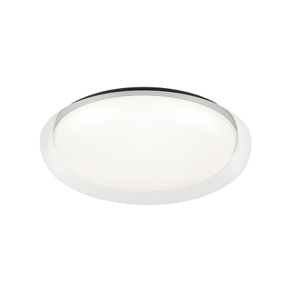 Matteo Lighting Aurora 16" LED Flush Mount in Matte Black (M19816MB)