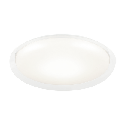 Matteo Lighting Aurora 20" LED Flush Mount in Matte White (M19820WH)