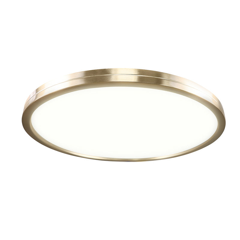 Matteo Lighting Stratos 16" LED Flush Mount in Champagne Gold (M20916CG)