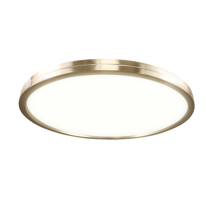 Matteo Lighting Stratos 16" LED Flush Mount in Champagne Gold (M20916CG)