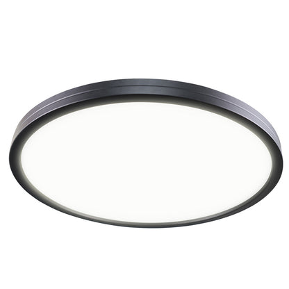 Matteo Lighting Stratos 16" LED Flush Mount in Matte Black (M20916MB)