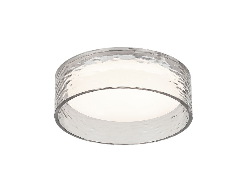Matteo Lighting Lucias 13" LED Flush Mount in Smoke (M21612SM)