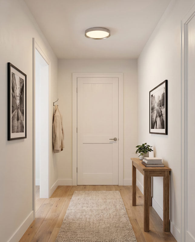 Matteo Lighting Delta 12" LED Flush Mount in Champagne Gold (M21712CG) – alternate view