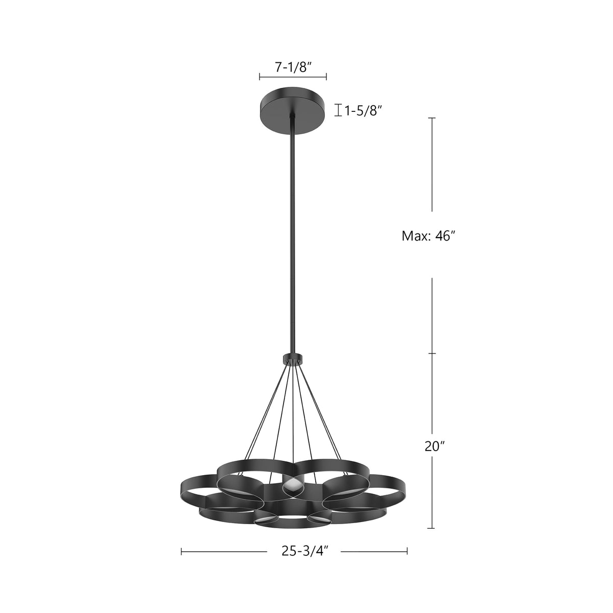 Maestro 26" LED Chandelier