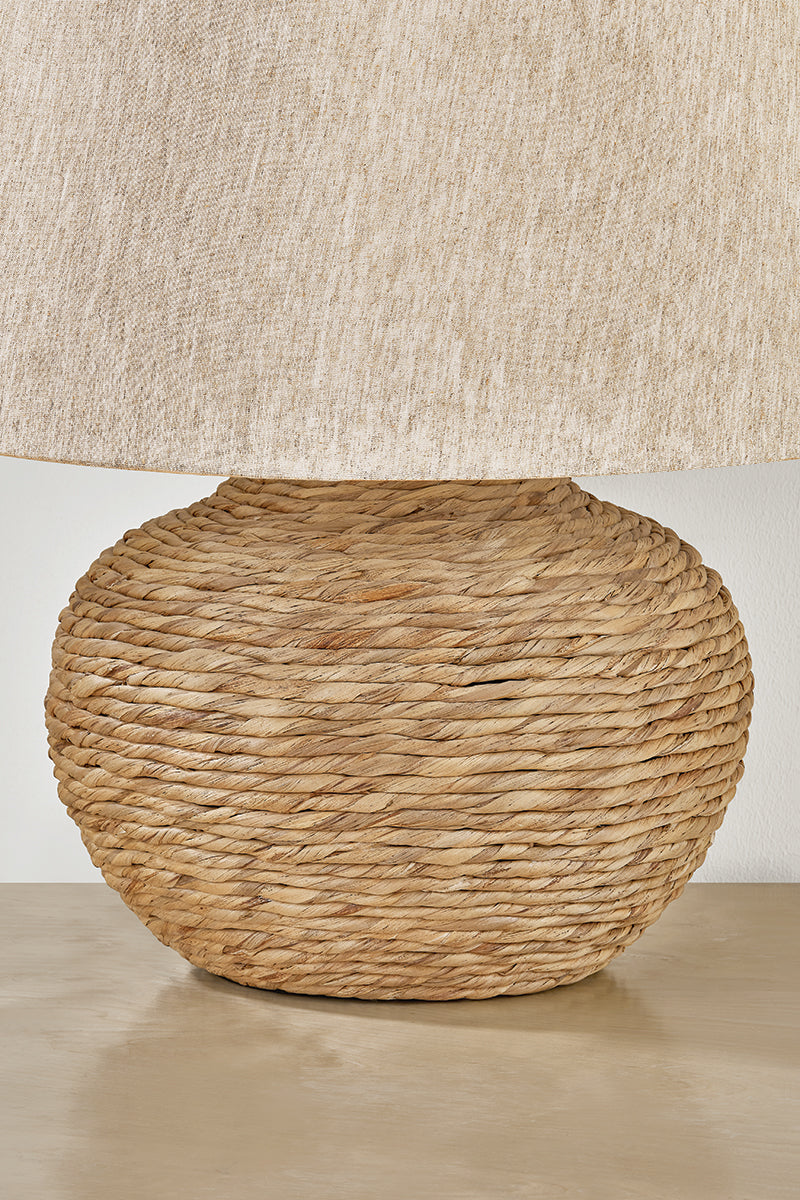 Troy Malik Table Lamp Patina Brass Detail 1