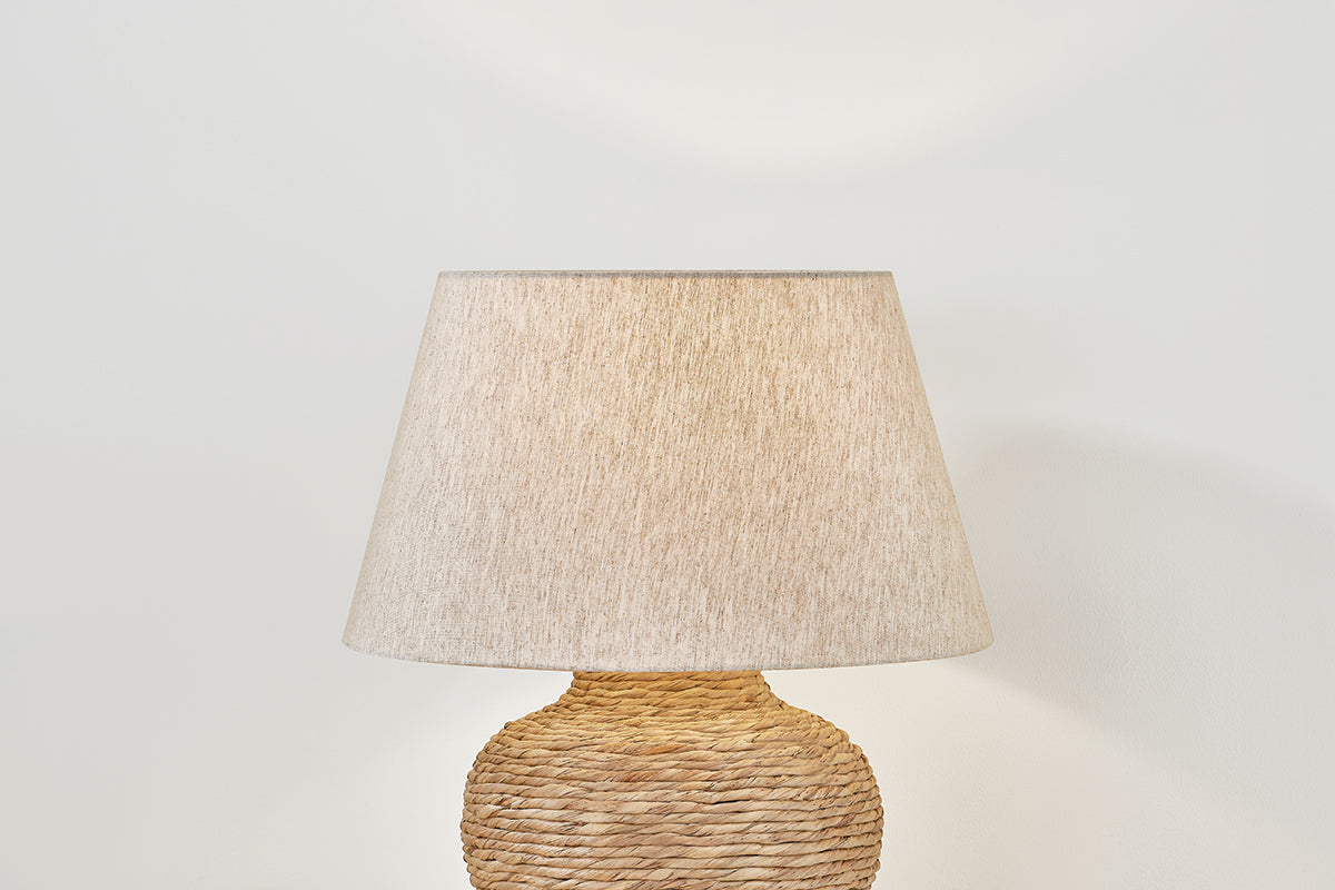 Troy Malik Table Lamp Patina Brass Detail 2