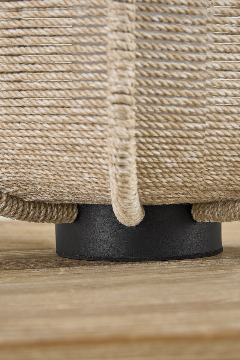 Troy Maltby Table Lamp Textured Black Detail 2