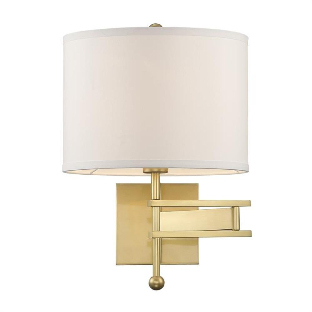 Crystorama Marshall Task Light Aged Brass