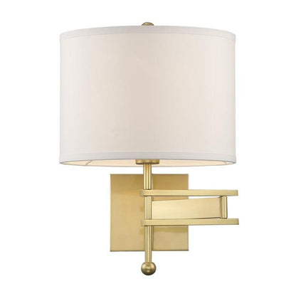 Crystorama Marshall Task Light Aged Brass