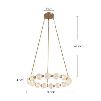 Marni 32" LED Chandelier