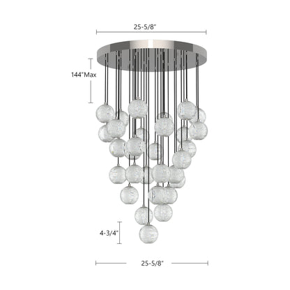 Marni 30-Head LED Pendant