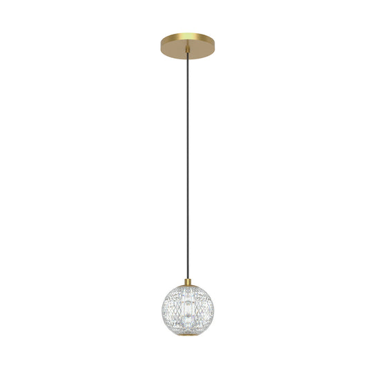 Alora Lighting Marni LED Pendant Natural Brass