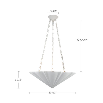Martine 23" 3-Light Chandelier