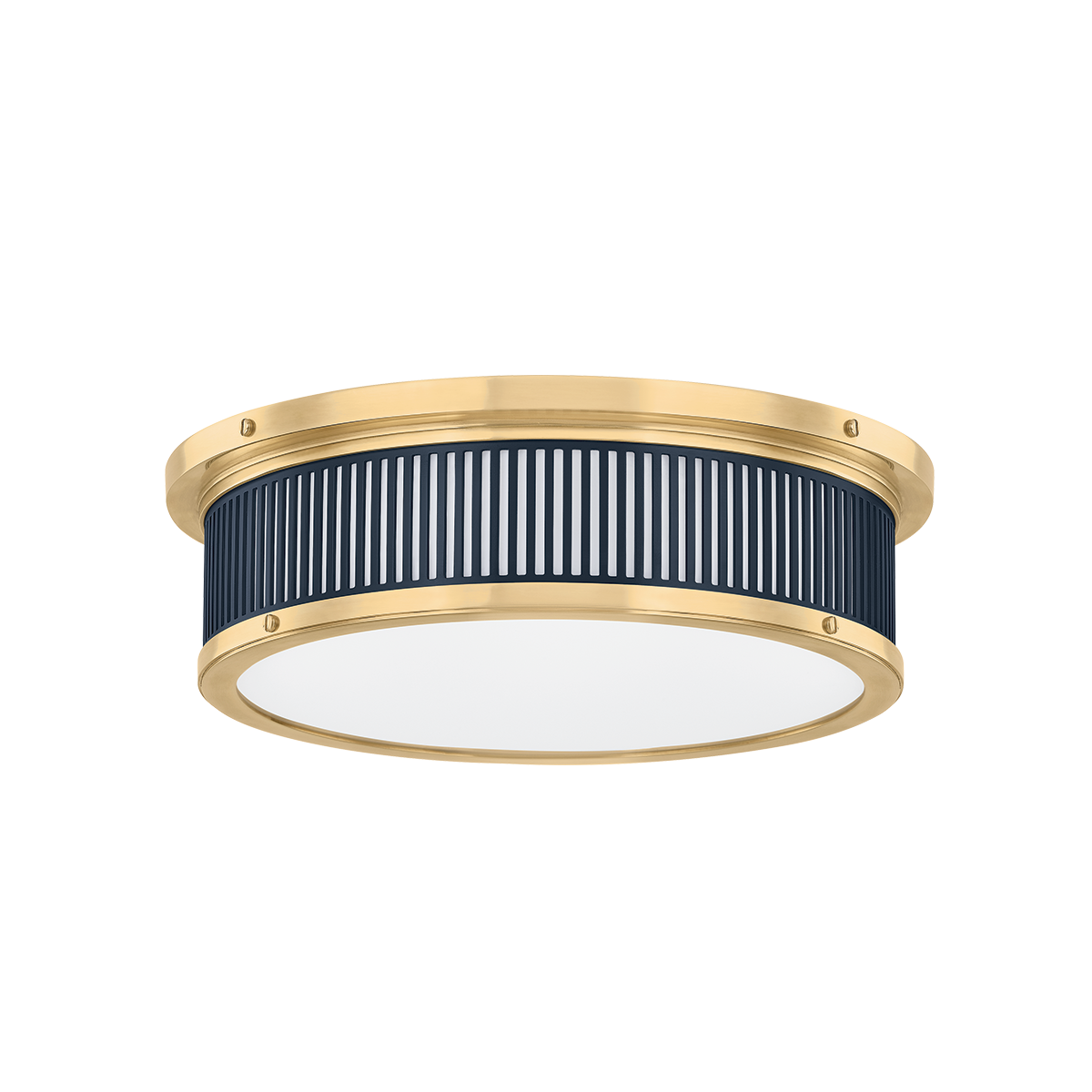Hudson Valley Ashdown Flush Mount - MDS1901 Aged Brass / Distressed Bronze