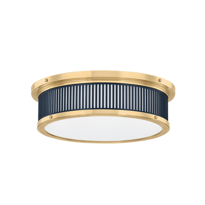 Hudson Valley Ashdown Flush Mount - MDS1901 Aged Brass / Distressed Bronze