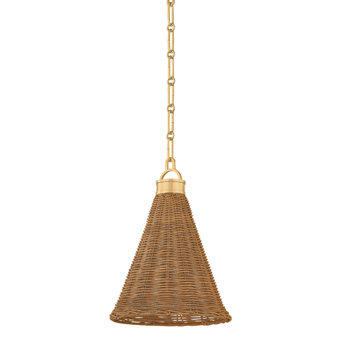 Hudson Valley Kensington 10" Pendant Aged Brass