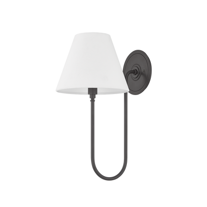 Hudson Valley Hawthorne Wall Sconce Distressed Bronze
