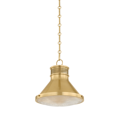 Hudson Valley Highclere 12.75" Pendant Aged Brass