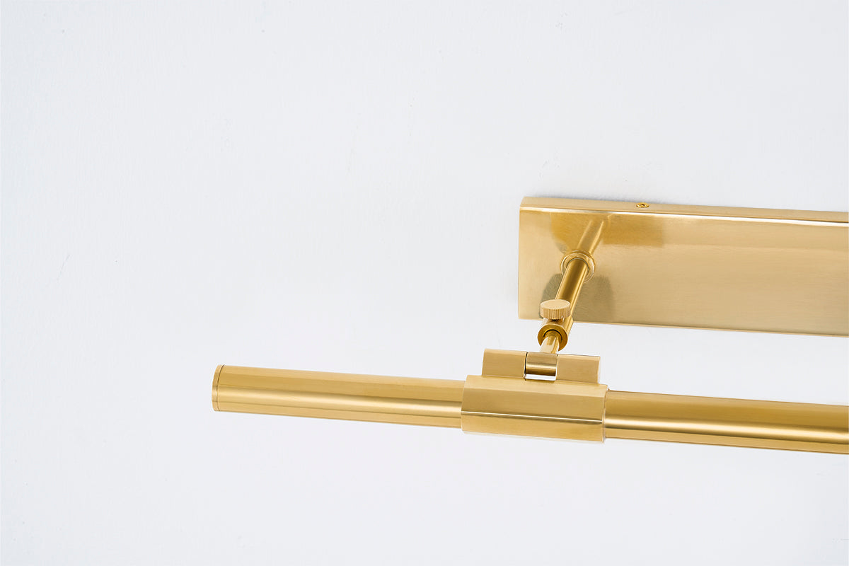 Hudson Valley Melbourne 23.75" Picture Light Aged Brass detail view 6