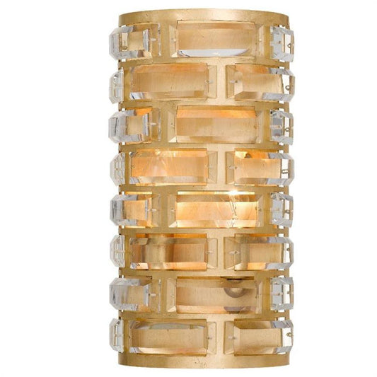 Crystorama Meridian 4 Light Wall Sconce Antique Gold