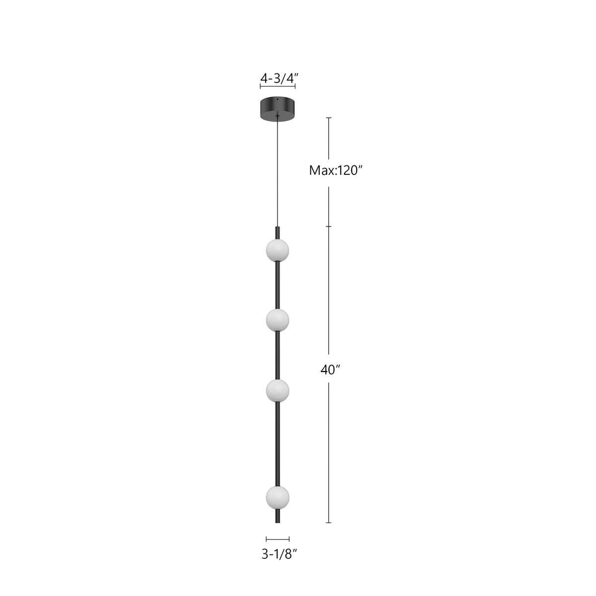 Misaki 40" LED Pendant