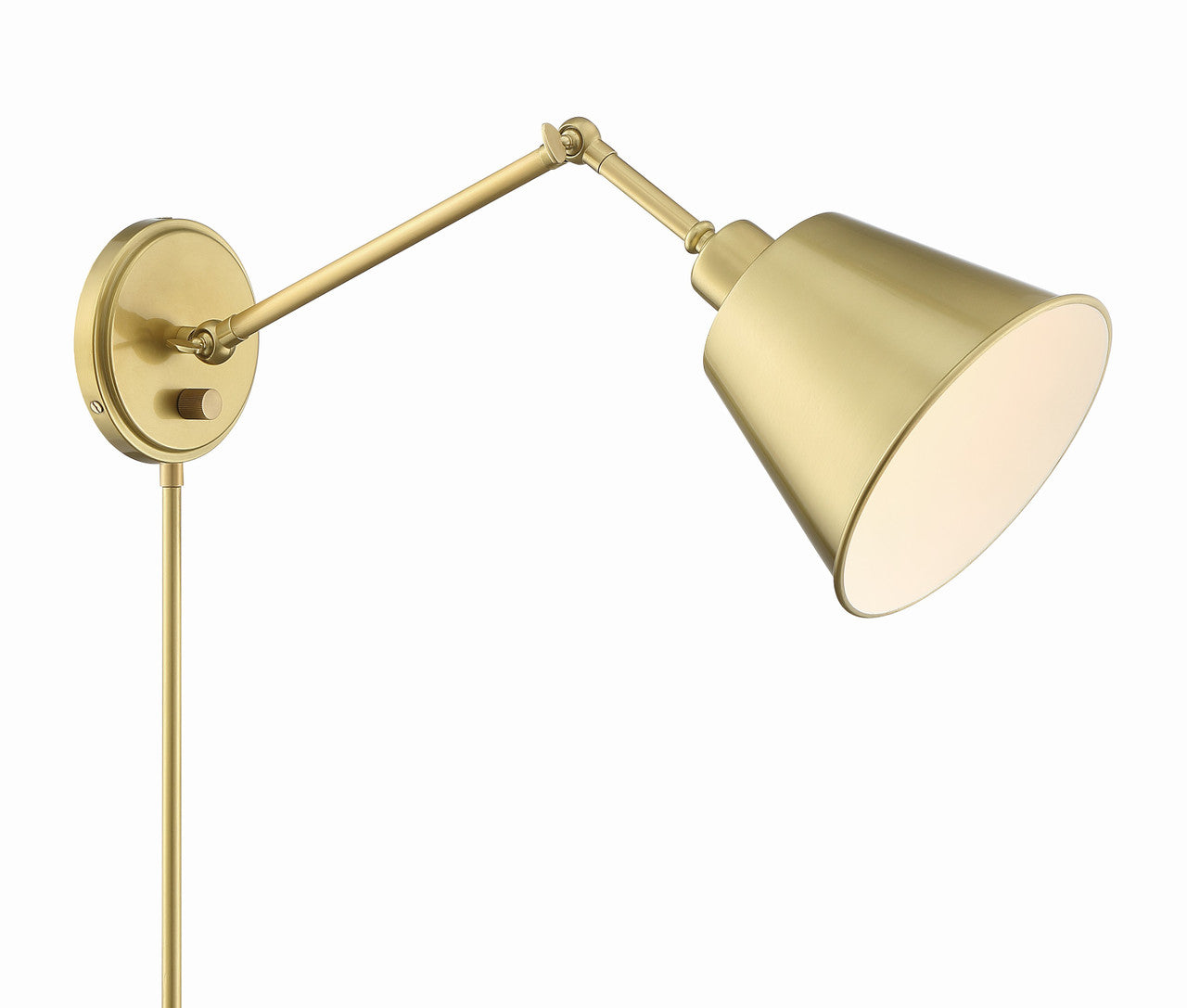 Crystorama Mitchell Task Light Matte Black