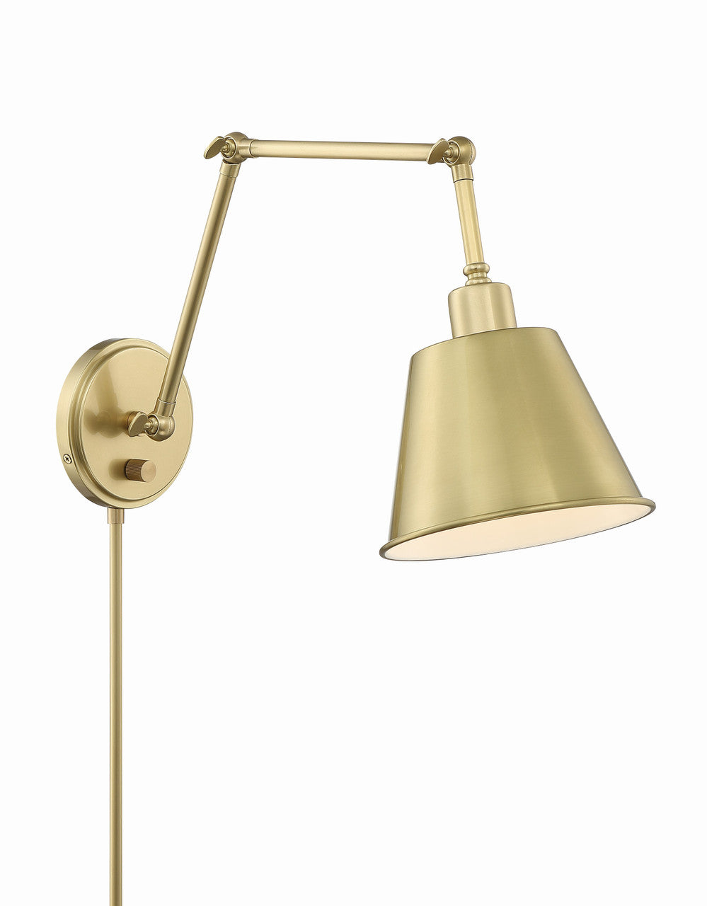 Crystorama Mitchell Task Light Matte Black