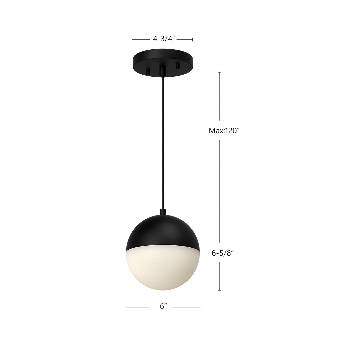 Monae 6" LED Pendant