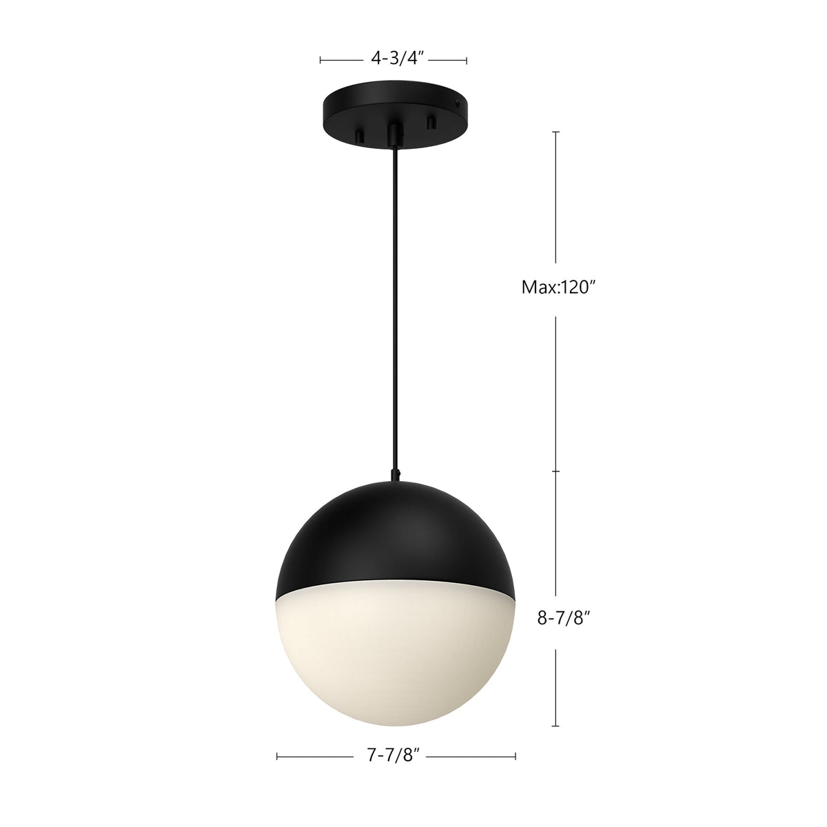 Monae 8" LED Pendant