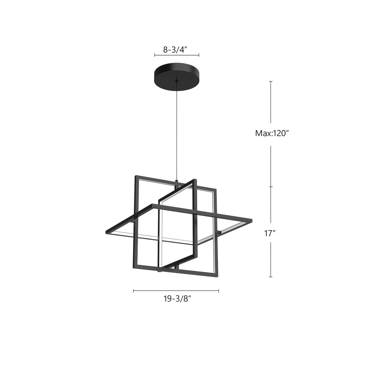 Mondrian 20" LED Pendant