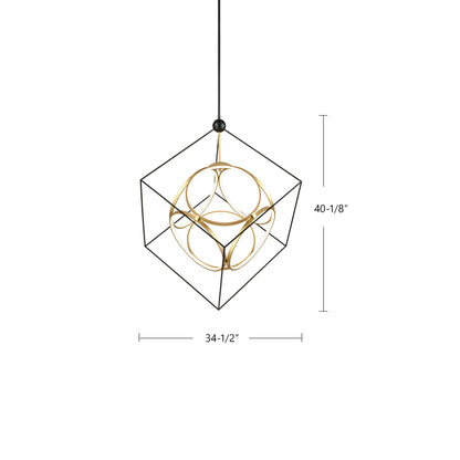 Monza 34" LED Chandelier