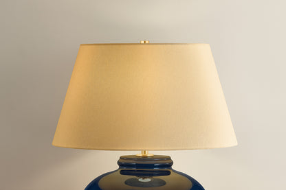 Hudson Valley Moodus Table Lamp Aged Brass detail view 3