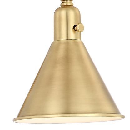 Crystorama Morgan Task Light Polished Nickel