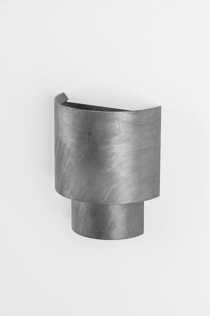 Hudson Valley Moray 2-Light Wall Sconce Black Silver Leaf detail view 5