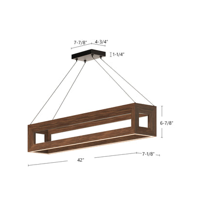 Morina 42" LED Linear Pendant