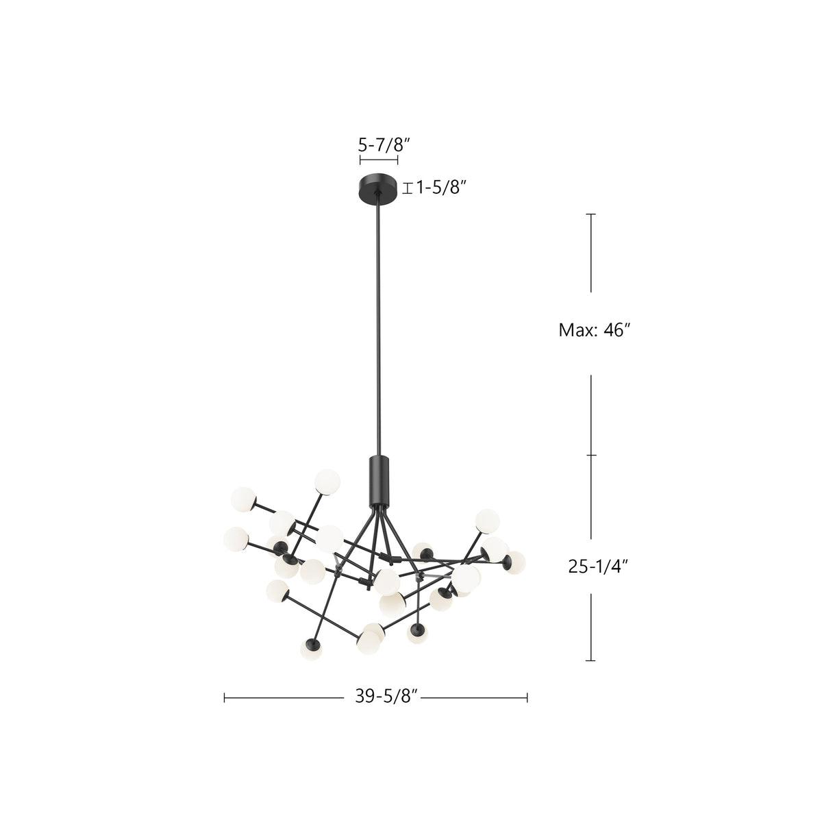 Moto 39" LED Chandelier