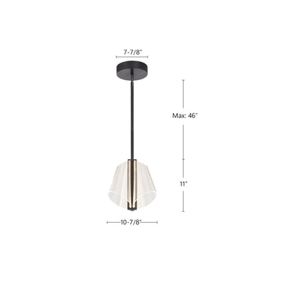 Mulberry 11" LED Pendant