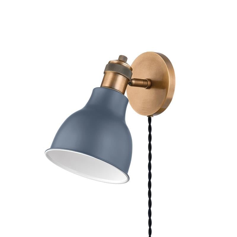 Troy Makin Plug-in Sconce Patina Brass