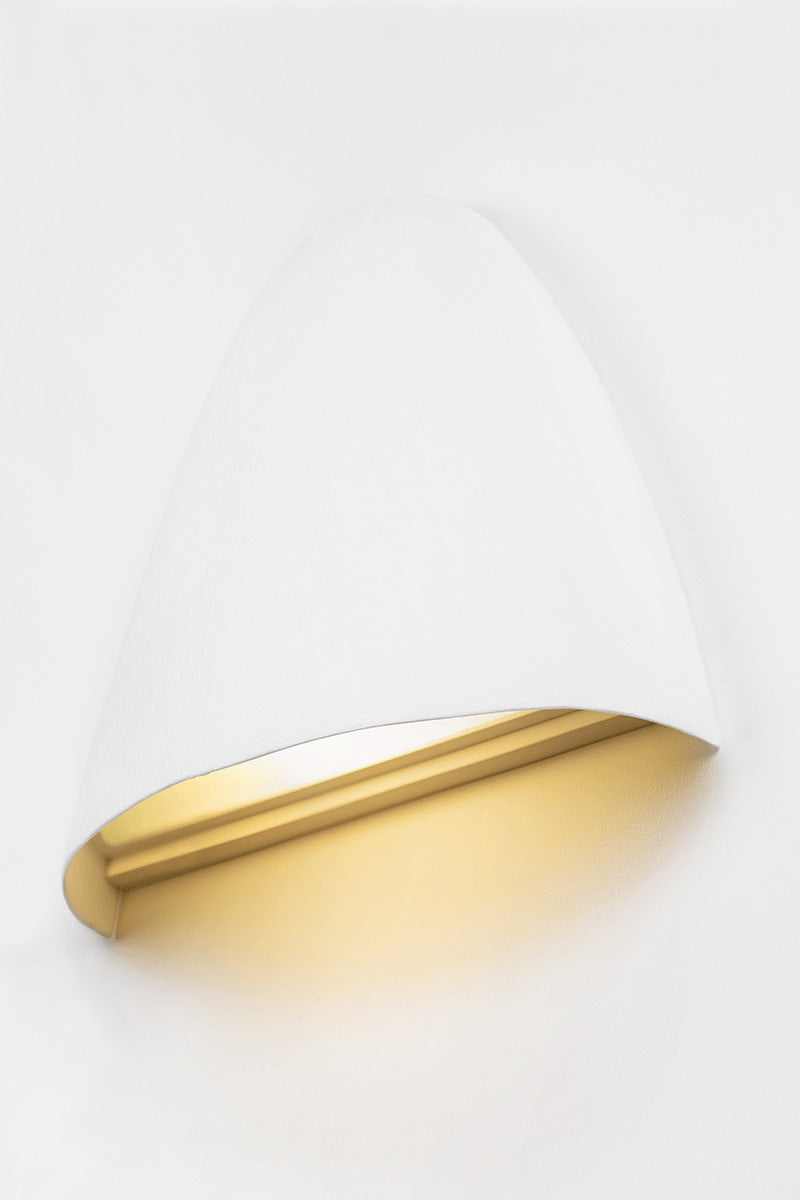 Troy Manteca Wall Sconce Gesso White Detail 1