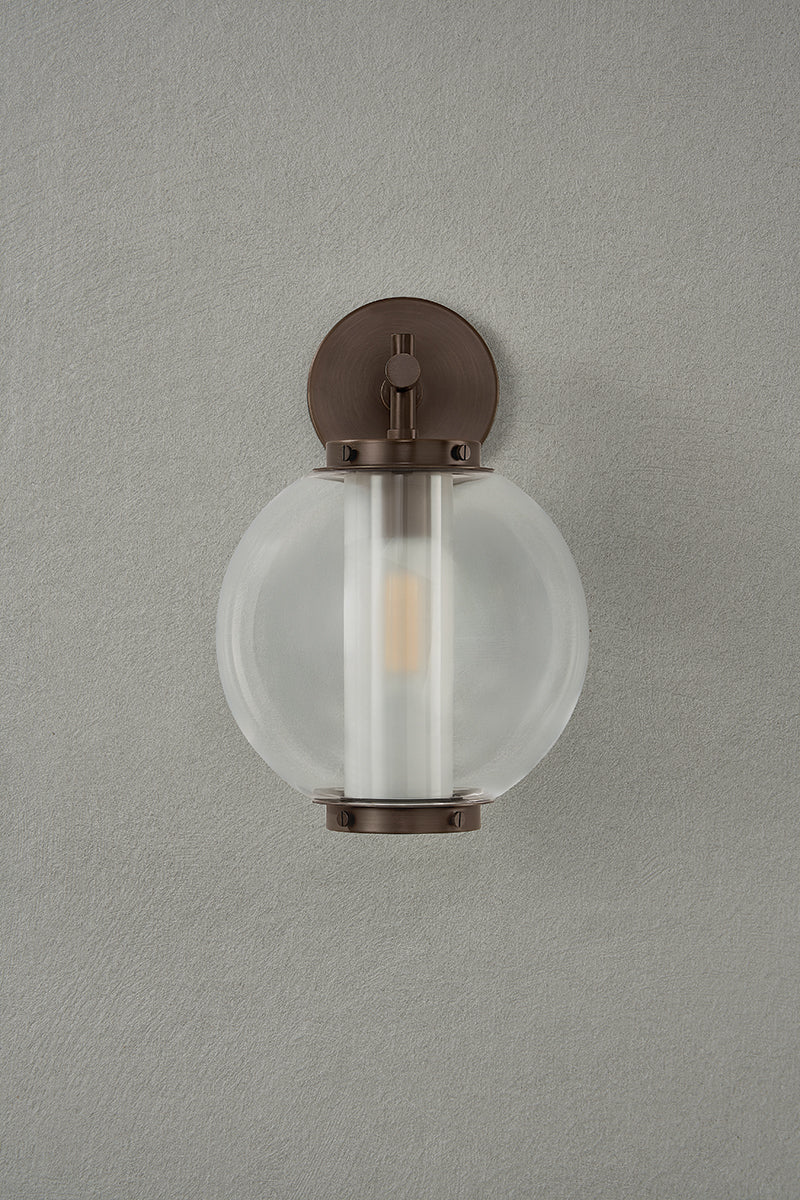 Troy Marco Outdoor Wall Sconce Bronze Detail 1