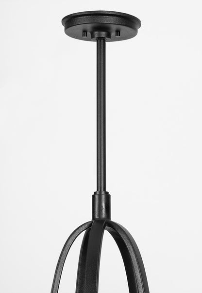 Troy Melor Chandelier Forged Iron Detail 3