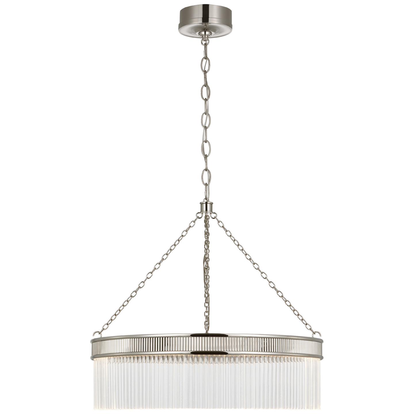 Visual Comfort Signature Menil 26 Polished Nickel