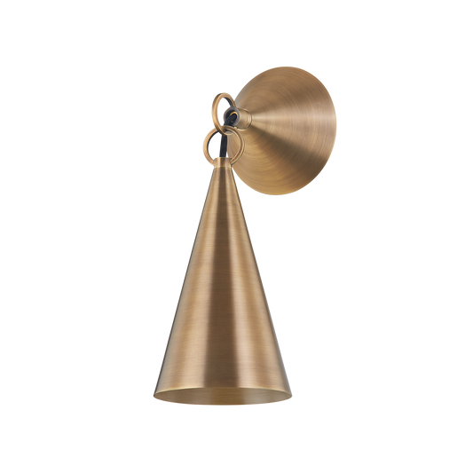 Troy Midvale Wall Sconce Patina Brass